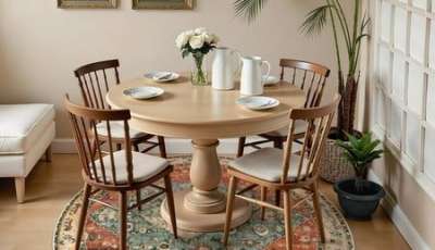 Розміщення килима в їдальні: стиль та практичність