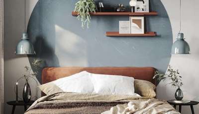 Як створити акцентну зону біля узголів'я ліжка